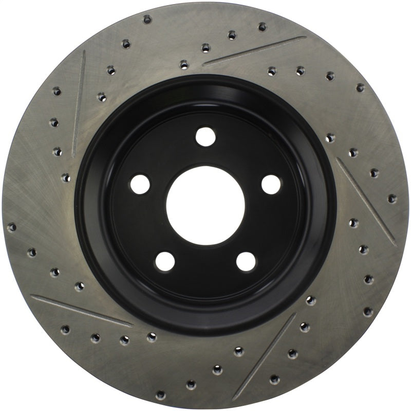 Stoptech 127.58008L StopTech 11-12 Dodge Durango Sport Drilled & Slotted Front Driver-Side Brake Rotor