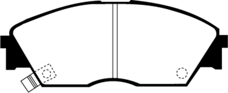 EBC DP4706R 90-92 Honda Civic CRX 1.6 Si Yellowstuff Front Brake Pads