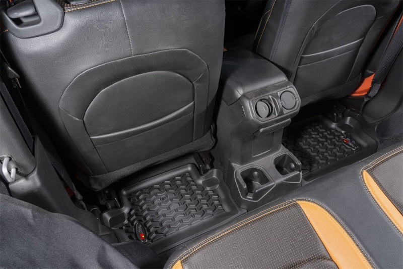 Rugged Ridge 12987.43 Floor Liner Kit Black F/R 18-20 Jeep Wrangler JL 2Dr