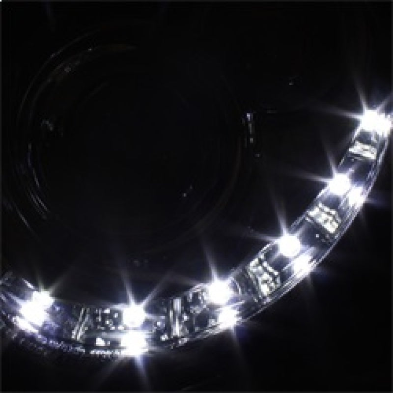 SPYDER 5038029 Spyder Mercedes Benz CLK 03-09 Projector Halogen Model- LED Halo DRL Chrm PRO-YD-MBCLK03-DRL-C
