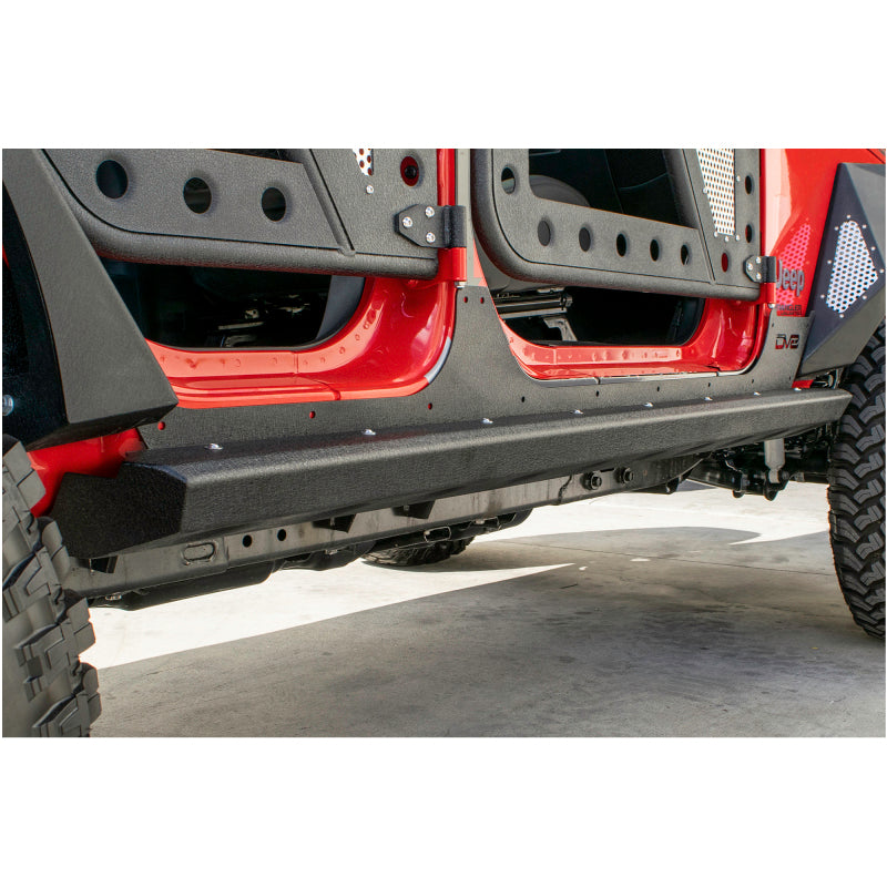 DV8 Offroad SRSOTB-13 2007-2018 Jeep Wrangler JK (4-door) Frame Mounted Sliders