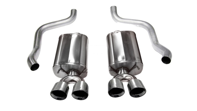 CORSA Performance 14108 Corsa 2009-2013 Chevrolet Corvette C6 6.2L V8 Polished Sport Axle-Back Exhaust