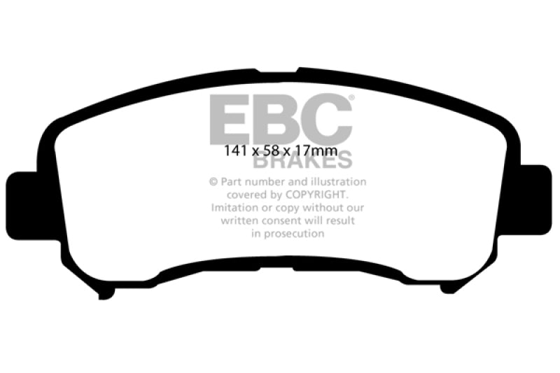 EBC DP41954R 14+ Nissan Juke 1.6 Turbo Nismo RS Yellowstuff Front Brake Pads