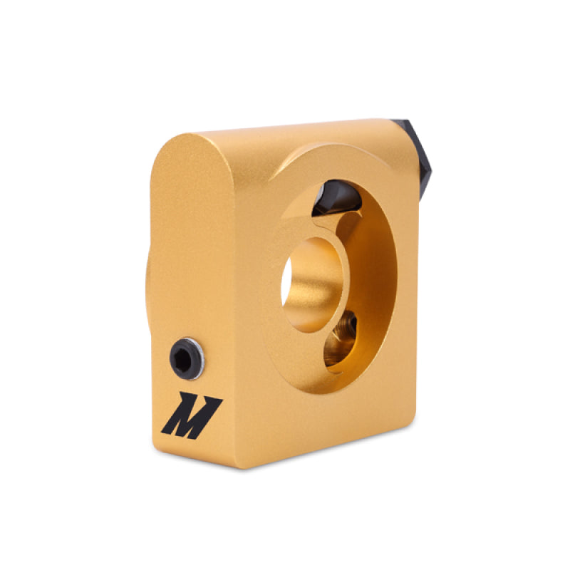Mishimoto MMOP-SPTRM22 M22 x 1.5 Oil Sandwich Plate w/ Rear-Mounted Thermostat