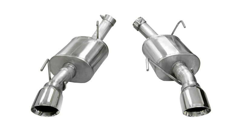 CORSA Performance 14314 Corsa 2005-2010 Ford Mustang Shelby GT500 5.4L V8 Polished Xtreme Axle-Back Exhaust