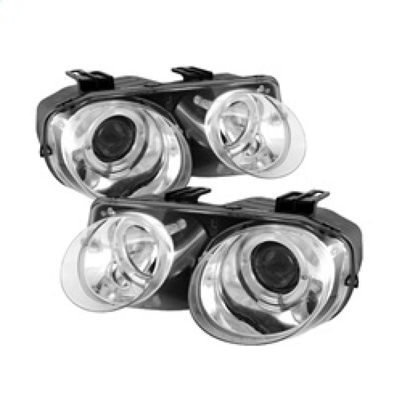 SPYDER 5008701 Spyder Acura Integra 98-01 Projector Headlights LED Halo -Chrome High H1 Low 9006 PRO-YD-AI98-HL-C