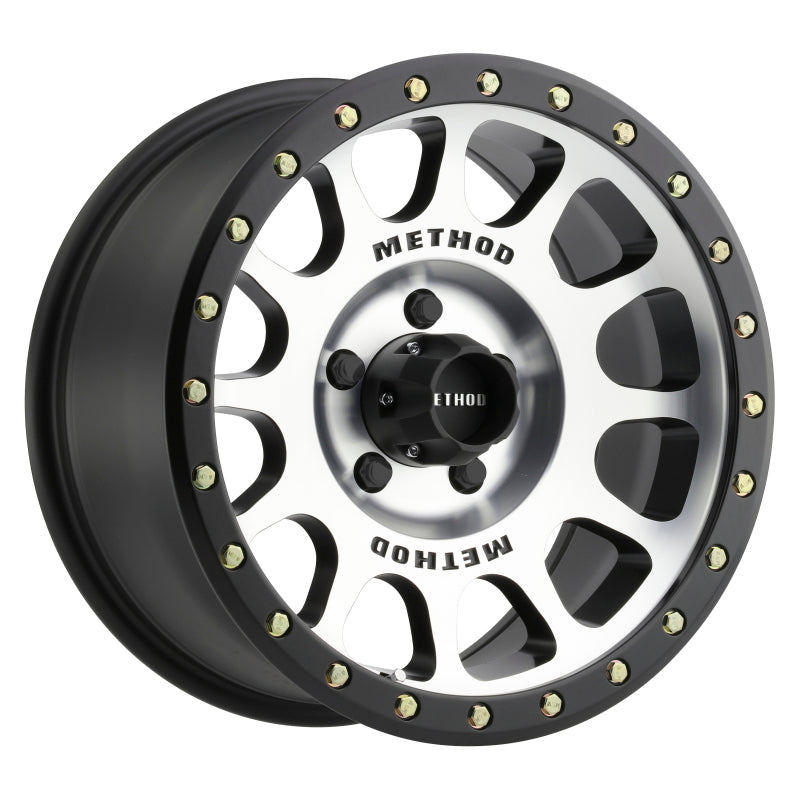 Method Wheels MR30578550300 Method MR305 NV 17x8.5 0mm Offset 5x5 94mm CB Machined/Black Street Loc Wheel