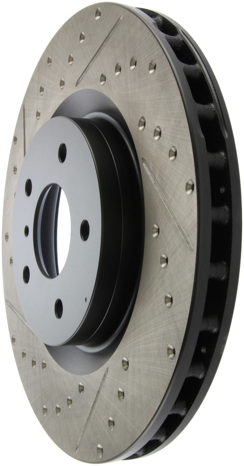 Stoptech 127.42076R StopTech Slotted & Drilled Sport Brake Rotor