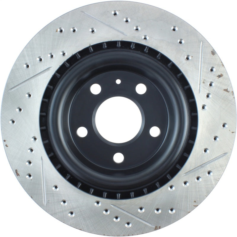 Stoptech 127.33137R StopTech Slotted & Drilled Sport Brake Rotor