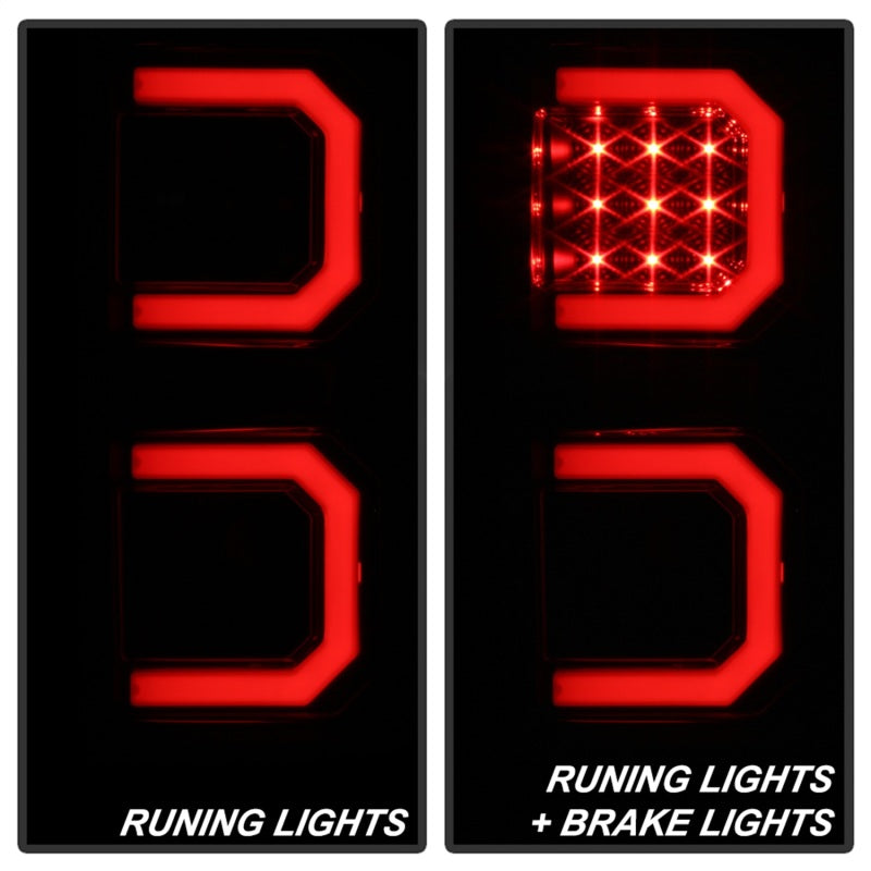 SPYDER 5085443 Spyder 07-13 Toyota Tundra V2 Light Bar LED Tail Lights - Smoke ALT-YD-TTU07V2-LB-BSM