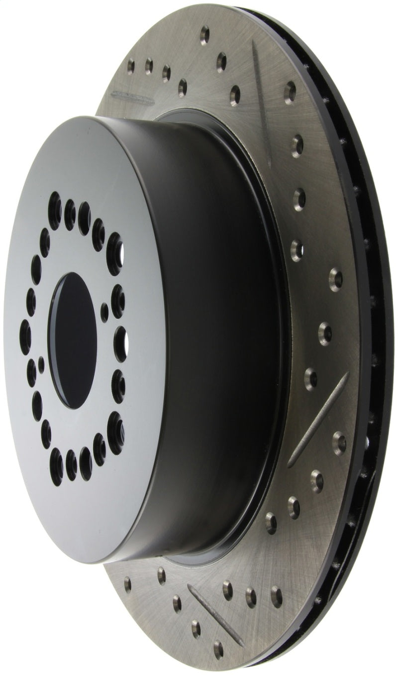 Stoptech 127.44084L StopTech Power Slot 93-97 Lexus GS Series/95-00 LS400/92-00 SC400 Rear Left Drilled & Slotted Rotor