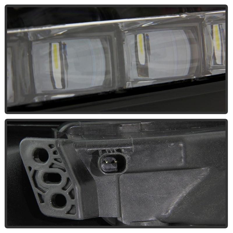 SPYDER 5086310 Spyder 18-19 Honda Accord Sedan OEM LED Fog Lights w/OEM Fit Switch - Clear (FL-HA2018-4D-LED-C)