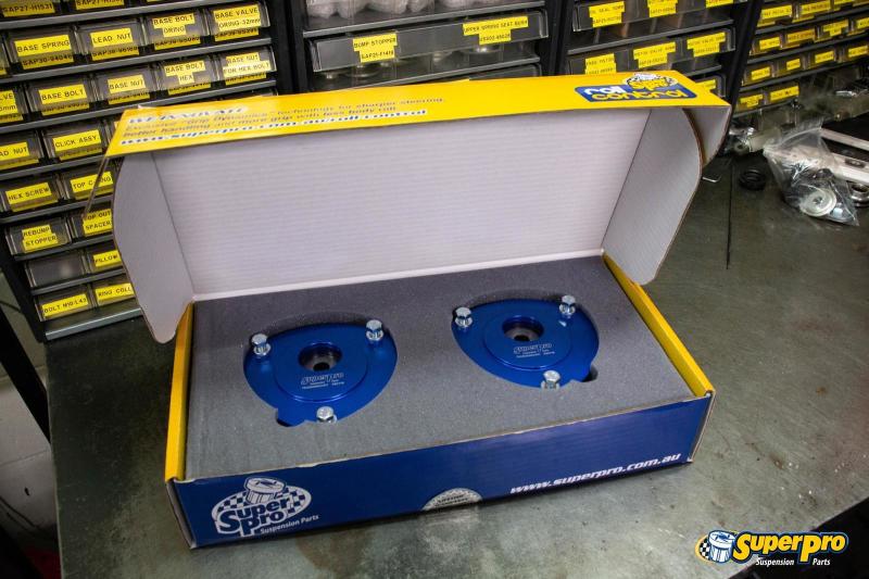 Superpro TRC5000 SuperPro 2015 Audi A3 Quattro Premium Front Upper Fixed Camber Offset Strut Mount Set