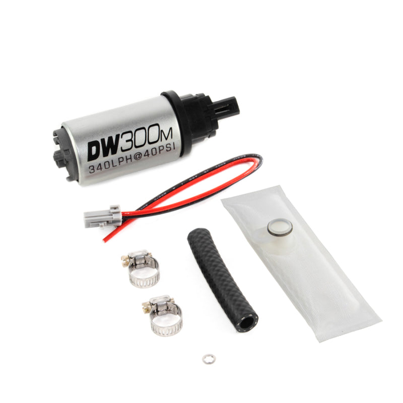 DeatschWerks 9-305-1037 340 LPH Ford In-Tank Fuel Pump DW300M Series w/ 97-04 F-150/F-250 V6/V8 Install Kit