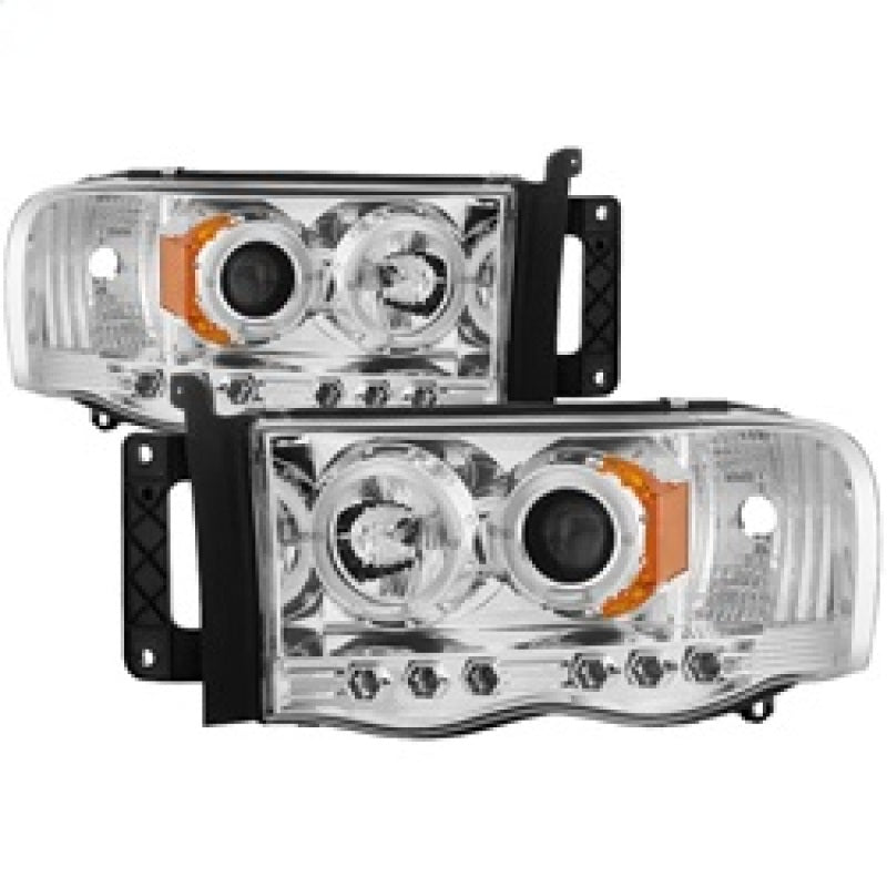 SPYDER 5009982 Spyder Dodge RAM 1500 02-05/RAM 2500 03-05 Projector Headlights LED Halo LED Chrm PRO-YD-DR02-HL-C