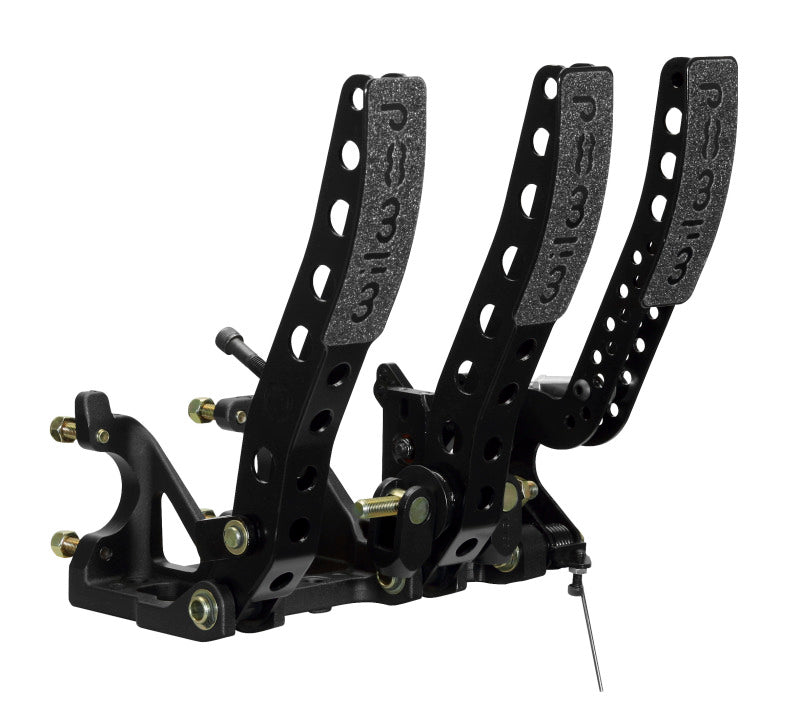 Wilwood 340-12411 Pedal Assembly Floor Mount-Brake Clutch & Throttle w/ Throttle Linkage