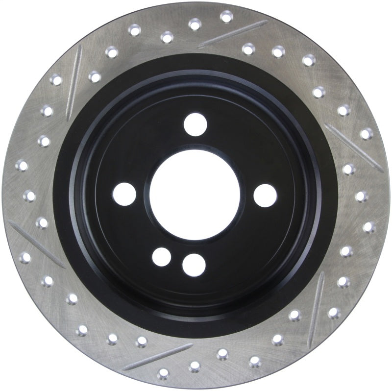 Stoptech 127.34094L StopTech 07-09 Mini Coooper/Cooper S Slotted & Drilled Left Rear Rotor