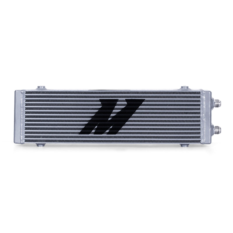 Mishimoto MMOC-DP-LSL Universal Large Bar and Plate Dual Pass Silver Oil Cooler