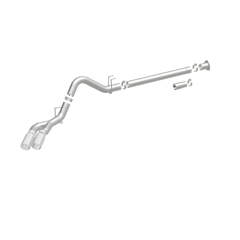 Magnaflow 17873 MagnaFlow 08-17 Ford F-250/F-350/F-450 4.6L/6.7 DPF-Back SS 4in Dual Single Passenger Side Rear Exit