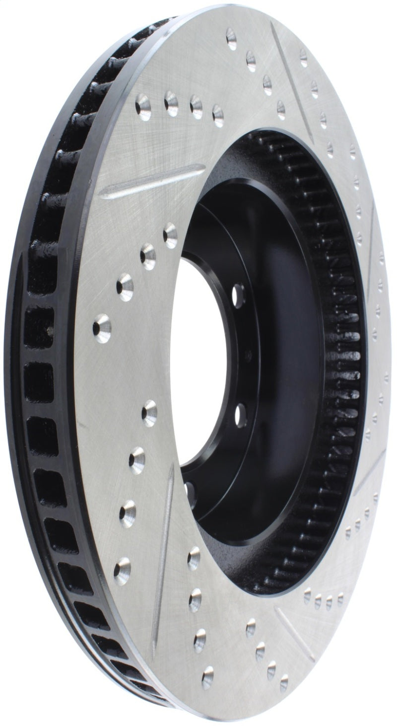 Stoptech 127.44129R StopTech 07-08 Toyota FJ Cruiser / 05-08 Tacoma (6 lug) / 03-08 4 Runner (319mm disc) SportStop Slo