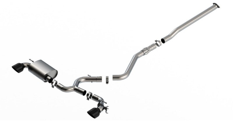 Borla 140926BC 22-23 Hyundai Kona N 2.0L 4 CYL. Turbo AT/MT ATAK Catback Exhaust Black Chrome