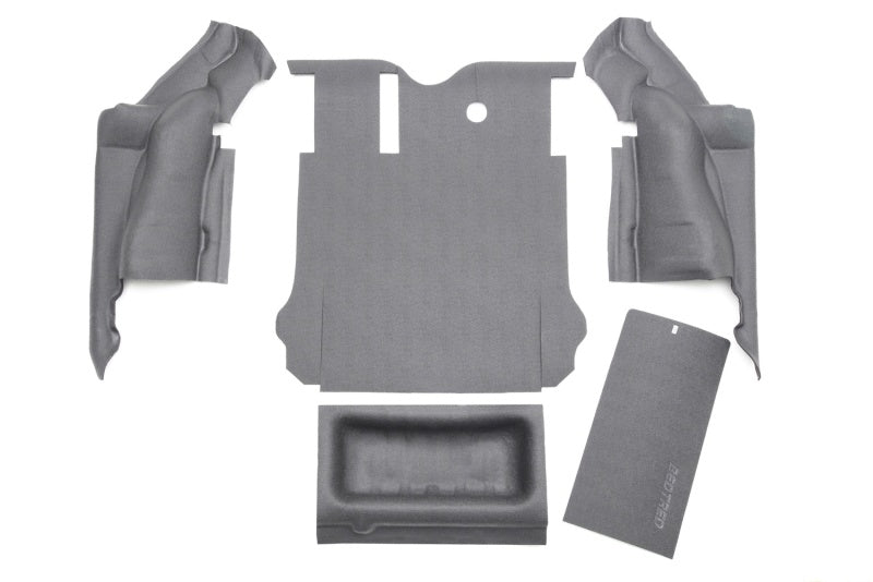 BedRug BTJK07R4 07-10 Jeep JK Unlimited 4Dr Rear 5pc BedTred Cargo Kit (Incl Tailgate & Tub Liner)