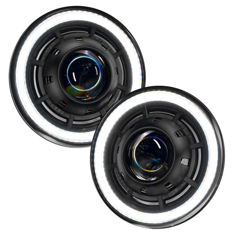 ORACLE Lighting 5876-001 Oracle Oculus 7in Bi-LED Projector Headlights for Jeep Wrangler JK - 6000K SEE WARRANTY