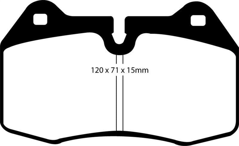 EBC DP31644C 03-04 Infiniti G35 3.5 (Manual) (Brembo) Redstuff Front Brake Pads