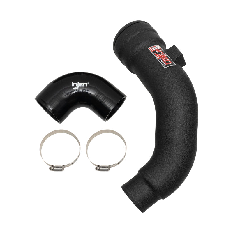 Injen SES9004ICPCWB 17-22 Ford F250/F/350/F-450/F-550 V8-6.7L Turbo Diesel Wrnkl Blk Intercooler Cold Side Piping