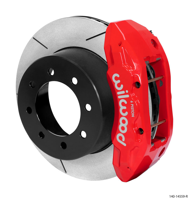 Wilwood 140-14559-R TX6R Rear Kit 15.50in Red 13-17 Ford F-250/F-350 - 4WD
