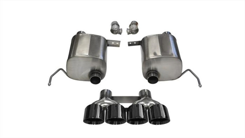 CORSA Performance 14764BLK Corsa 2014-2019 Corvette C7 Coupe 6.2L V8 AT/MT 2.75in Valve-Back Dual Rear Exit Black Sport Exhaust