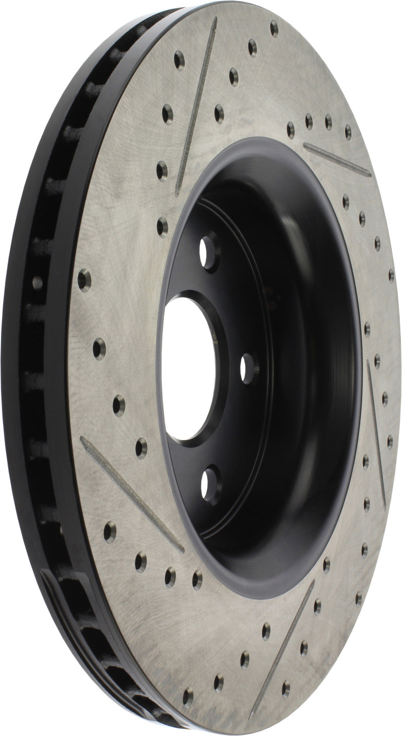 Stoptech 127.58008L StopTech 11-12 Dodge Durango Sport Drilled & Slotted Front Driver-Side Brake Rotor