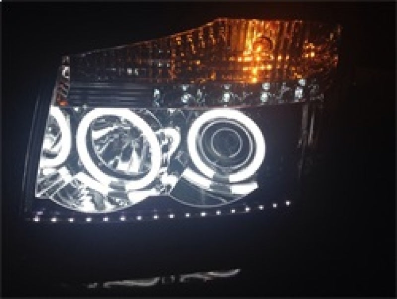 SPYDER 5030207 Spyder Nissan Titan 04-14/Armada 04-07 Projector Headlights CCFL Halo LED Blk PRO-YD-NTI04-CCFL-BK