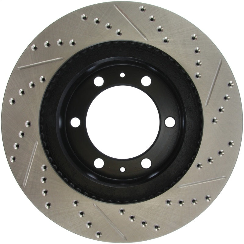 Stoptech 127.44129R StopTech 07-08 Toyota FJ Cruiser / 05-08 Tacoma (6 lug) / 03-08 4 Runner (319mm disc) SportStop Slo