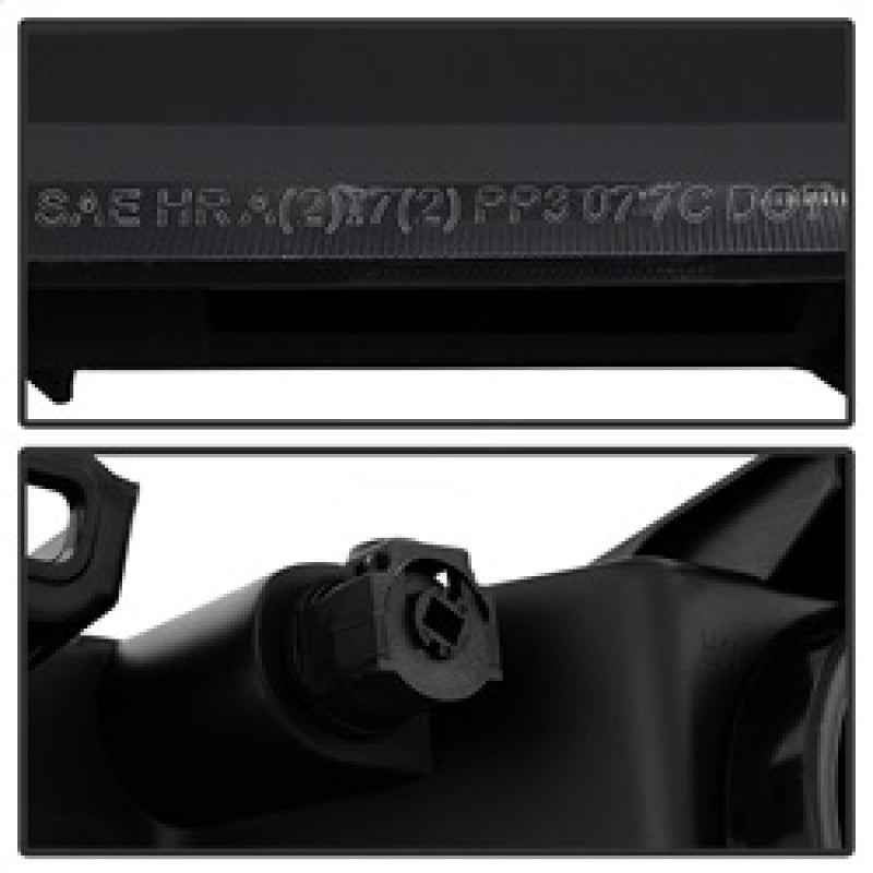 SPYDER 9034749 Xtune GMC Sierra 07-13 Crystal Headlights Black HD-JH-GSIE07-AM-BK