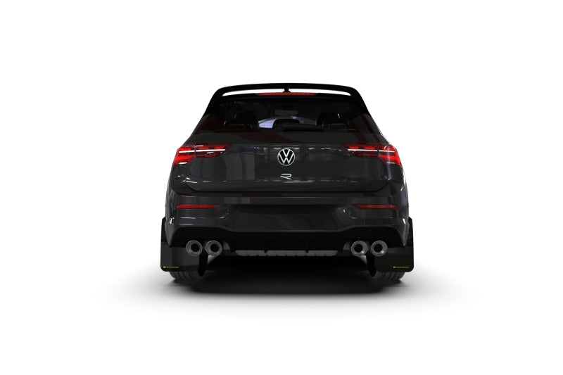 Rally Armor MF80-UR-RD/WH 2022 MK8 Volkswagen Golf GTI/R Red UR Mud Flap w/ White Logo