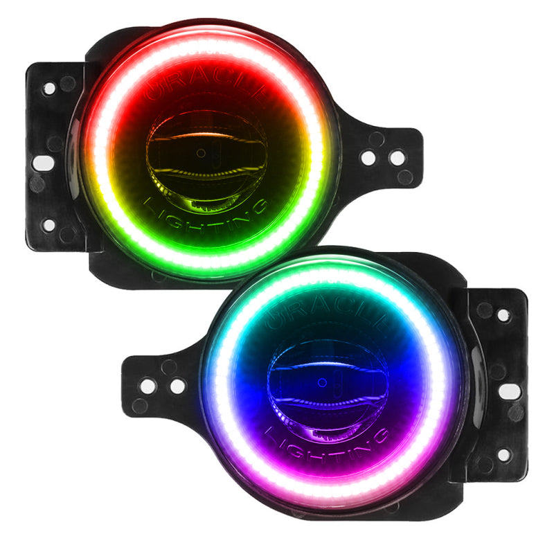 ORACLE Lighting 5847-334 Oracle Jeep Wrangler JL/JT Sport High Performance W LED Fog Lights - w/o Controller SEE WARRANTY