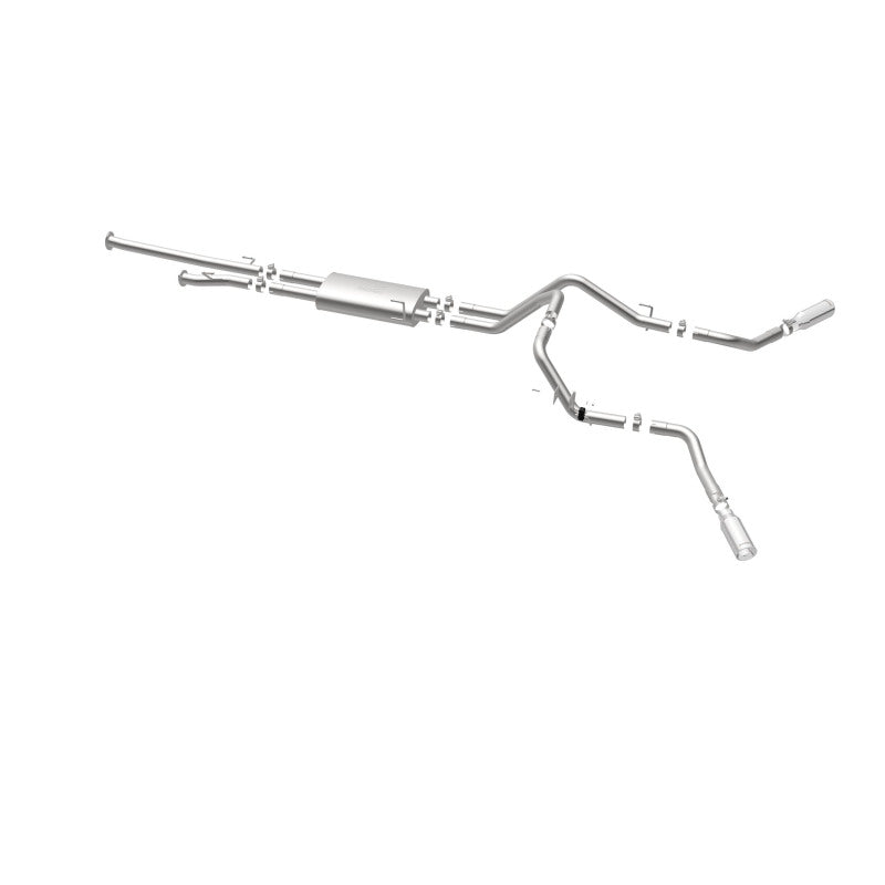 Magnaflow 19232 MagnaFlow Cat-Back 10-15 Toyota Tundra SC LB / CC SB 4.6L/5.7L V8 SS 2.5 Dual Split Rear 4in Tip