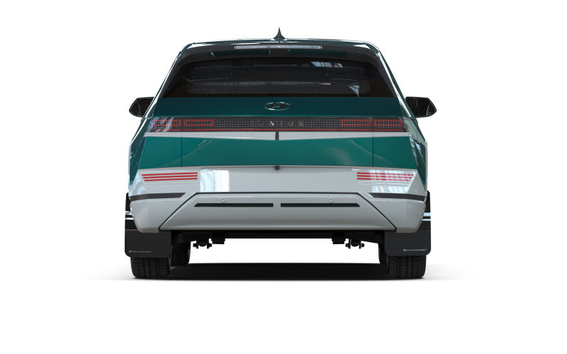 Rally Armor MF87-UR-BLK-SIL 2022 Hyundai Ioniq 5 Black Mud Flap w/ Silver Logo