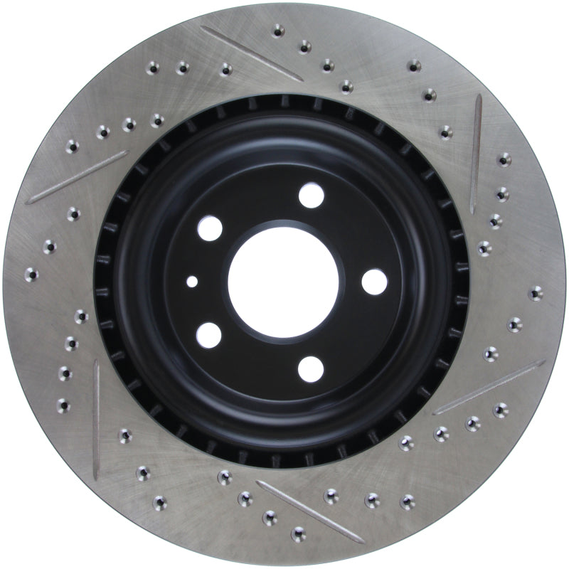 Stoptech 127.33137R StopTech Slotted & Drilled Sport Brake Rotor