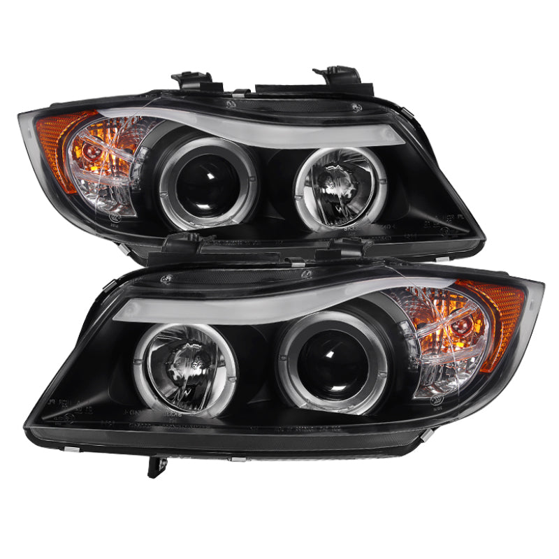 SPYDER 5009005 Spyder BMW E90 3-Series 06-08 Projector LED Halo Amber Reflctr Rplc Bulb Blk PRO-YD-BMWE9005-AM-BK