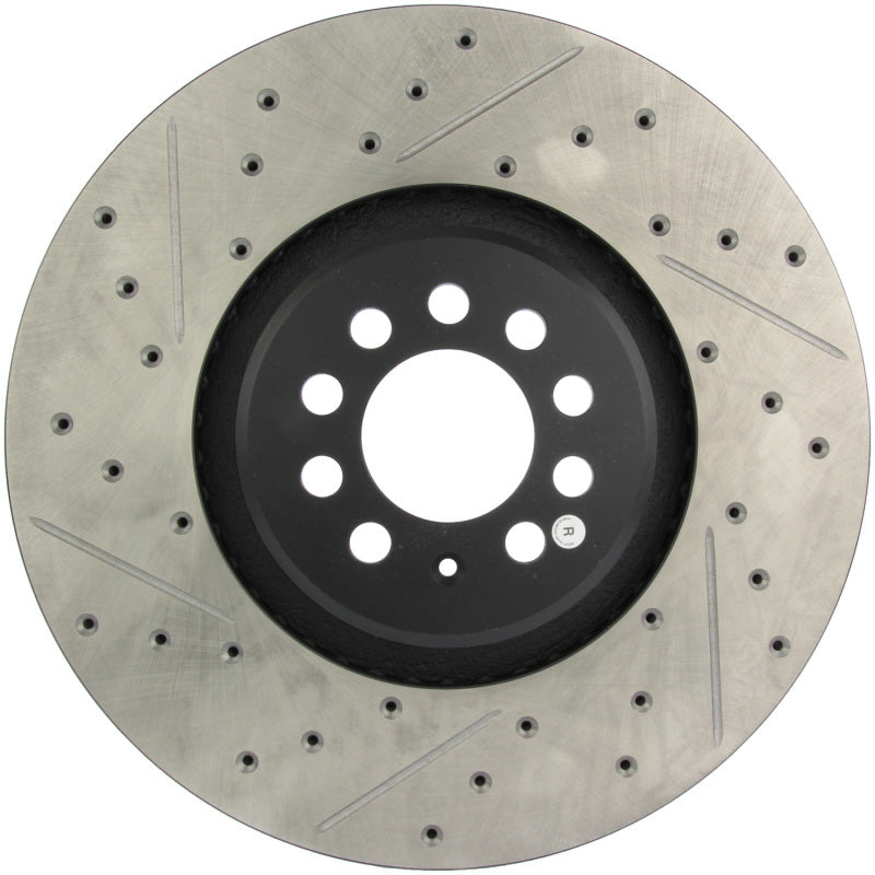 Stoptech 127.33093R StopTech Slotted & Drilled Sport Brake Rotor
