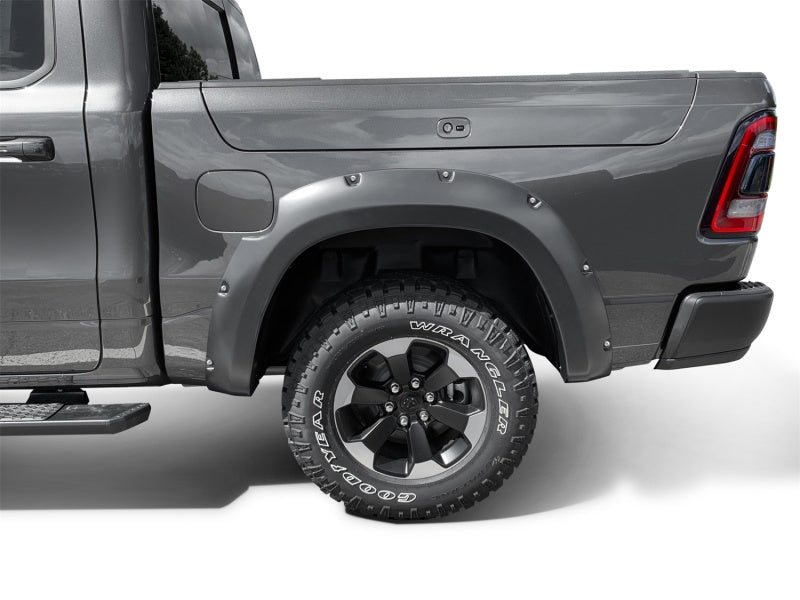 Bushwacker 50054-02 19-22 Dodge RAM 1500 Pocket Style Rear Flares 2pc - Black