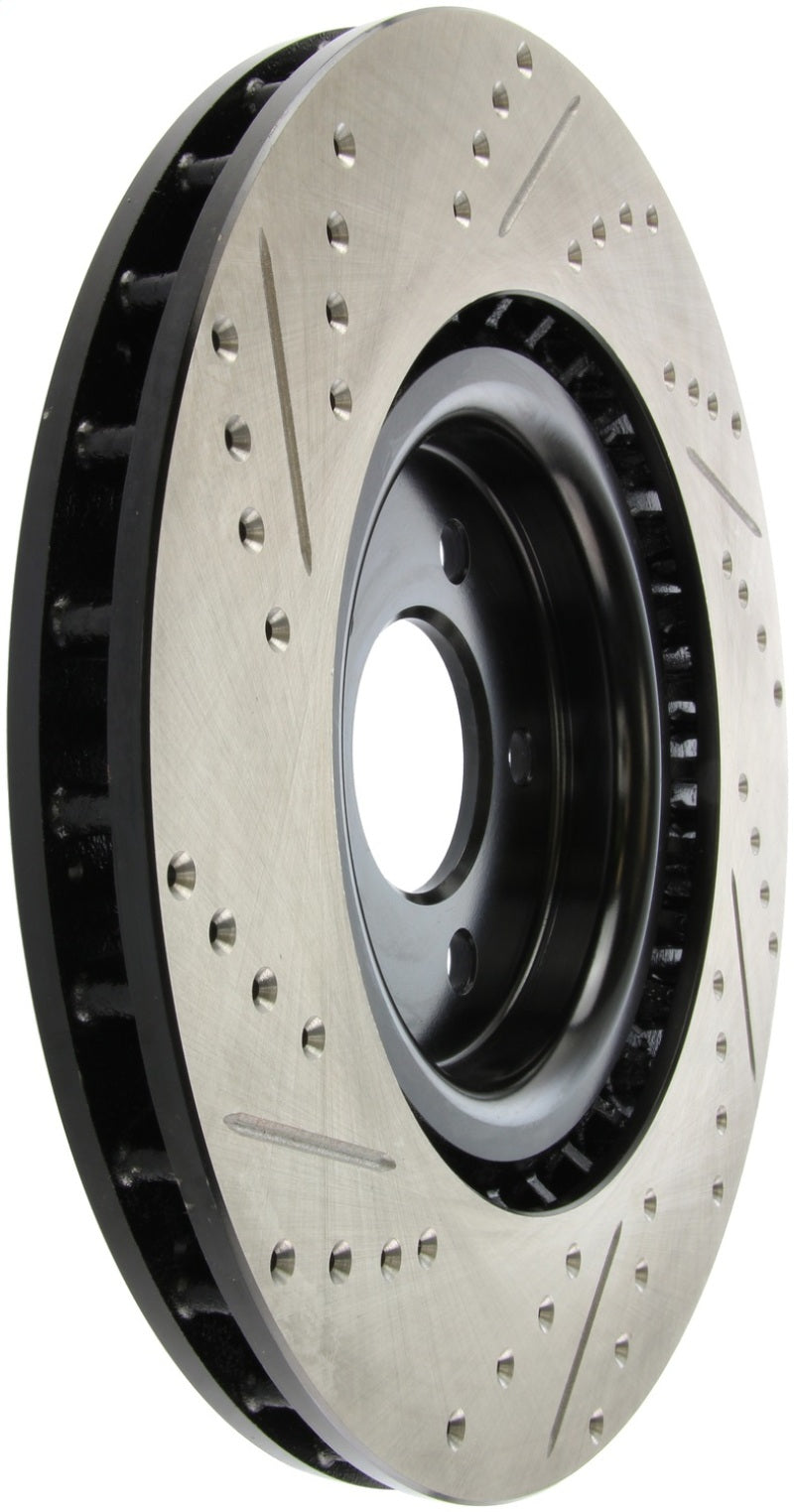 Stoptech 127.61089L StopTech Slotted & Drilled Sport Brake Rotor