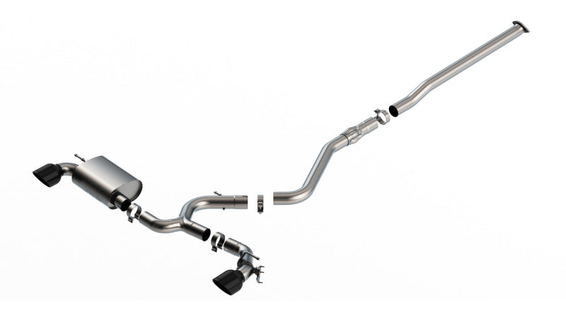 Borla 140926BC 22-23 Hyundai Kona N 2.0L 4 CYL. Turbo AT/MT ATAK Catback Exhaust Black Chrome