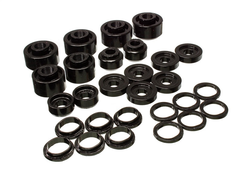 Energy Suspension 4.4120G 99-07 Ford F-250/F-350 SD 2/4WD Crew Cab Body Mount Set - Black