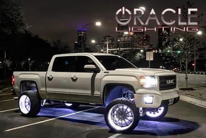 ORACLE Lighting 4228-001 Oracle LED Illuminated Wheel Rings - Double LED - White SEE WARRANTY