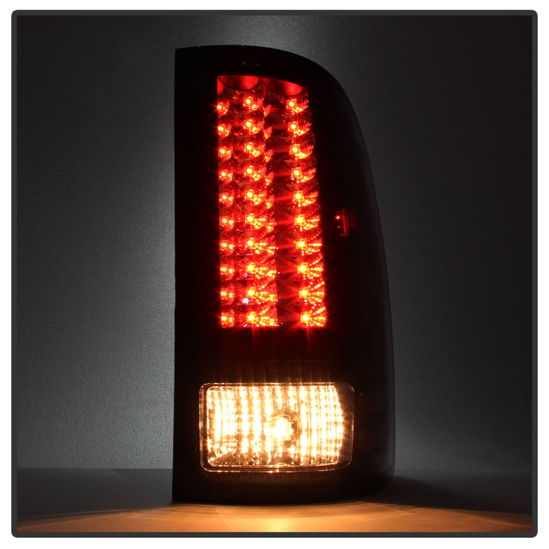 SPYDER 5078186 Spyder GMC Sierra 07-13 (Not 3500 Dually 4 Rear Wheels)LED Tail Lights Blk Smke ALT-YD-GS07-LED-BSM