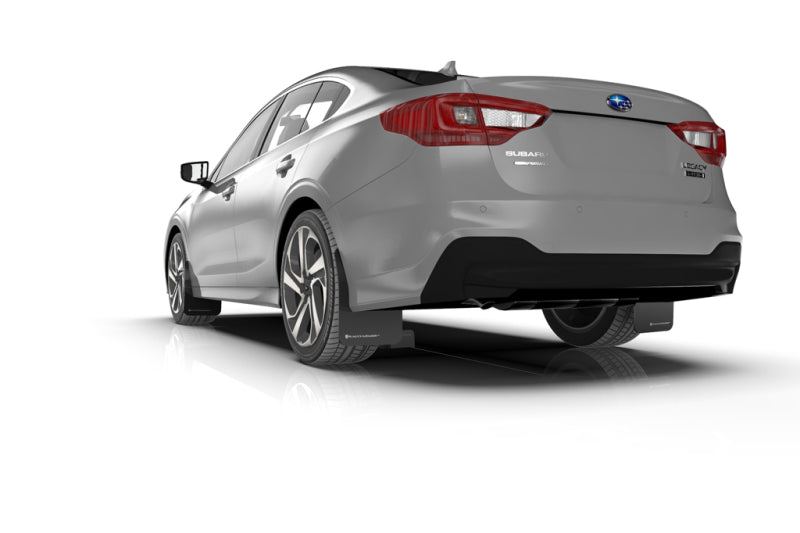 Rally Armor MF64-UR-BLK/GRY 20-22 Subaru Legacy Black UR Mud Flap w/ Grey Logo