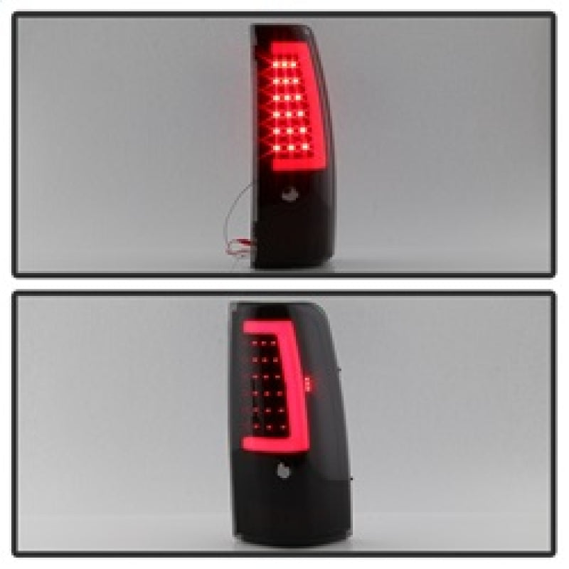SPYDER 9038778 xTune Chevy Silverado 1500/2500/3500 99-02 Version 3 Tail Lights Black Smoke ALT-ON-CS99V3-LBLED-BSM